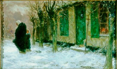 The Green Shutters, Viaticum, Belgium by Frank Spenlove Spenlove